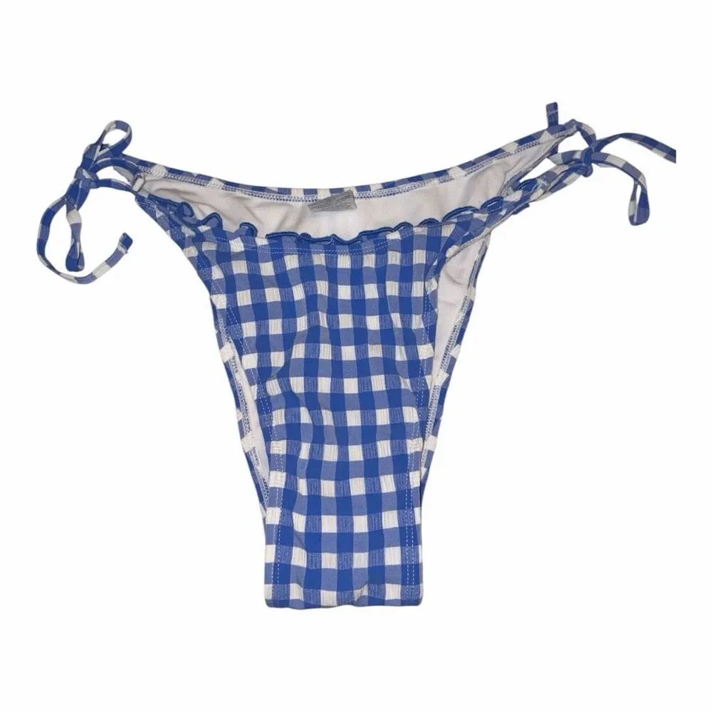 ✨Wild Fable Womens Side-tie Ultra High Leg Super Cheeky Bikini Sz Large Bottoms